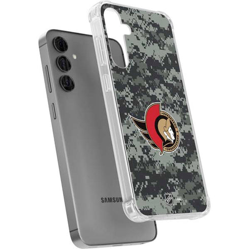 NHL Ottawa Senators Camo Galaxy S24 Plus Clear Case